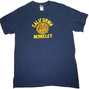 UC Berkeley T Shirt Mens Medium Blue Cal Bears College Graphic Gildan Tee